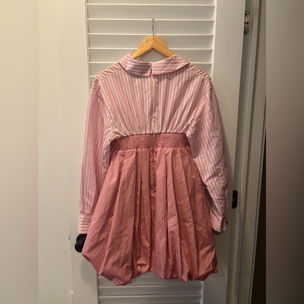 ANTHROPOLOGIE Mare Mare Layered Twofer Bubble Mini Shirt Dress Size XS - Picture 10 of 11